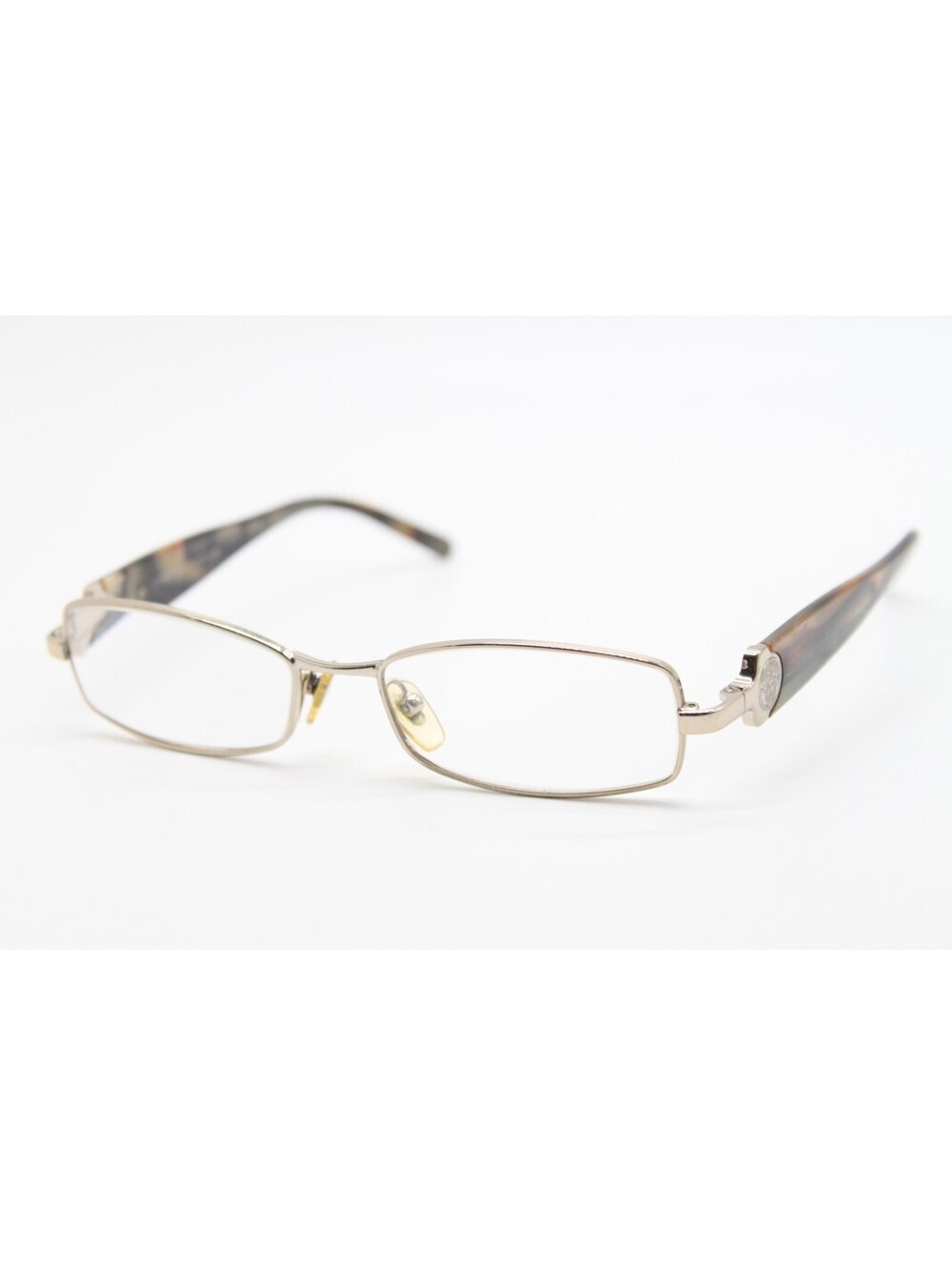 VERSACE MOD 1139 1221 GOLD BROWN OLIVE AUTHENTIC EYEGLASSES 50-16